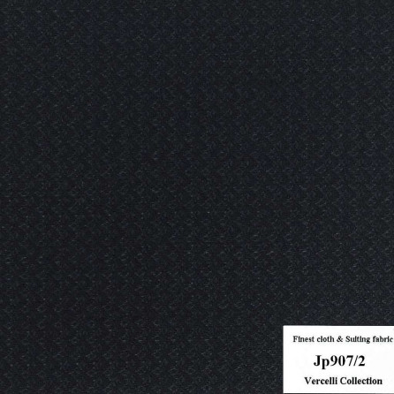 [HẾT HÀNG] Jp907/2 Vercelli CXM - Vải Suit 95% Wool - Xanh Dương Trơn